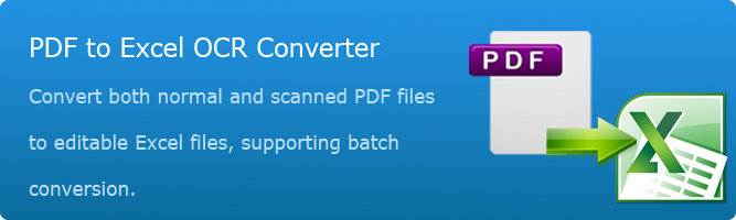 Pdf to excel ocr converter convert scanned pdf files to editable 